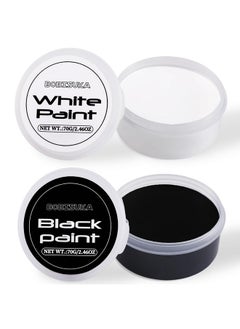 BOBISUKA Halloween Black and White Face Body Paint Oil Based Face Painting Kit for Adult Non Toxic Large Capacity Facepaint for Cosplay Clown Skeleton Vampire Special Effects Makeup - pzsku/Z4E97ADF8B97E789B3592Z/45/_/1736426392/7cf5e3aa-a6a5-4b3e-93db-bb9ce082a89d