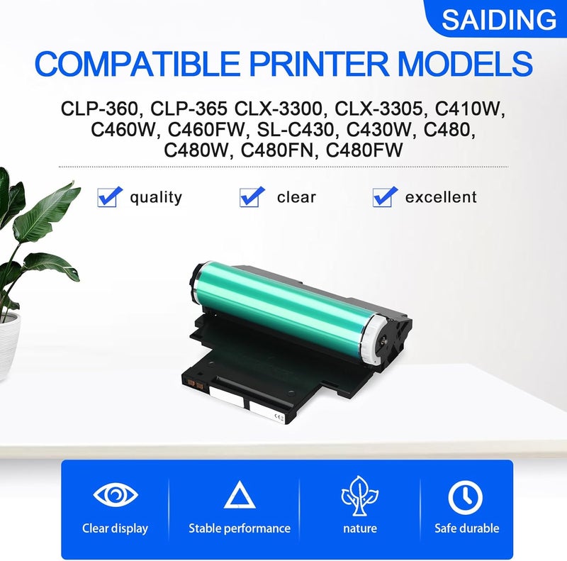 SAIDING CLT-R406 Imaging Cartridge CLT R406 R406 Drum Unit Compatible for Samsung Xpress C480FW C460FW C430W C410W CLX-3305FW CLP-365W Printer. - Image 2