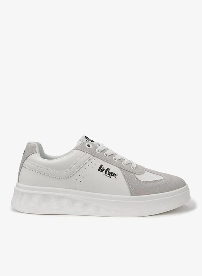 Lee Cooper Men's Panelled Lace-Up Sneakers