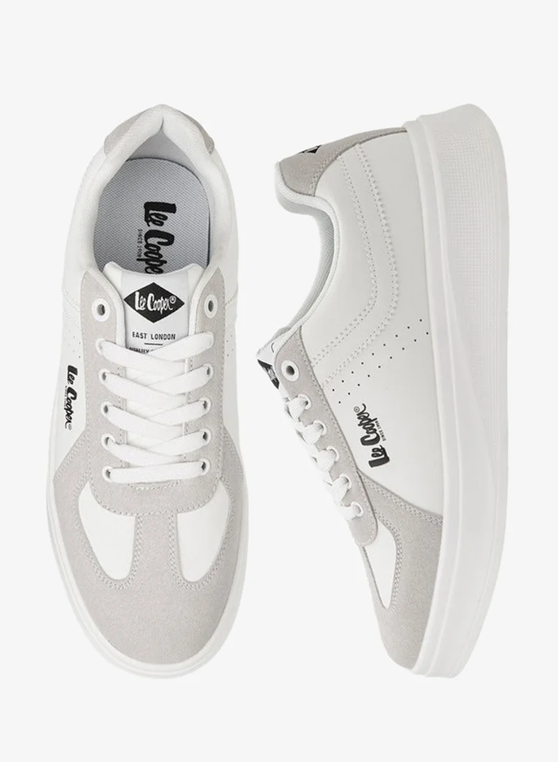 Men's Panelled Lace-Up Sneakers