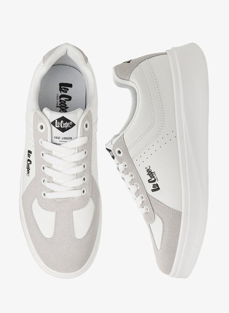 لي كوبر حذاء رياضي رجالي برباط ونقوش - Image 1