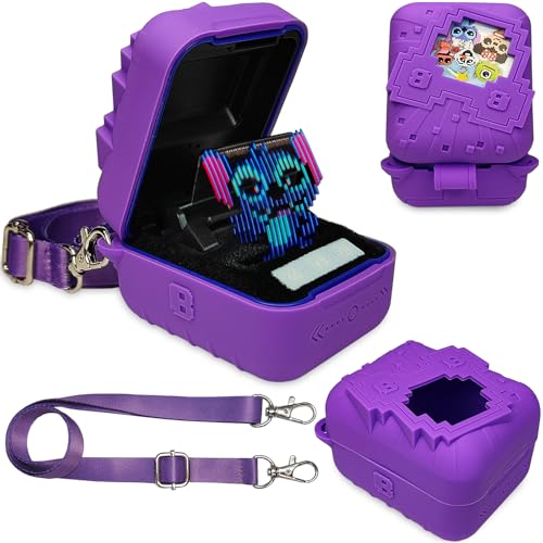 JCHPINE Silicone Cover Case for Bitzee Disney Interactive Digital Pet and Case Protective Skin Sleeve for Bitzee Disney Virtual Electronic Pets Purple - Image 1