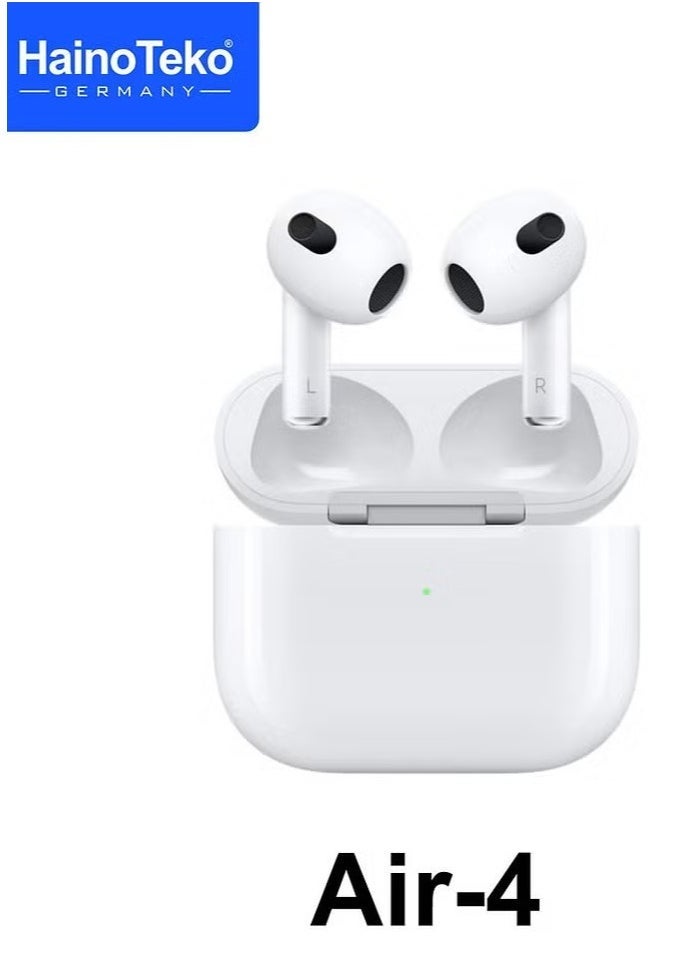Haino Teko Air4 Wireless Bluetooth Earphones | High Bass Sound, Comfortable Fit, Long Battery Life, Hands-Free Mic | Perfect for Music, Calls & Sports | Compatible with iOS & Android - Image 1