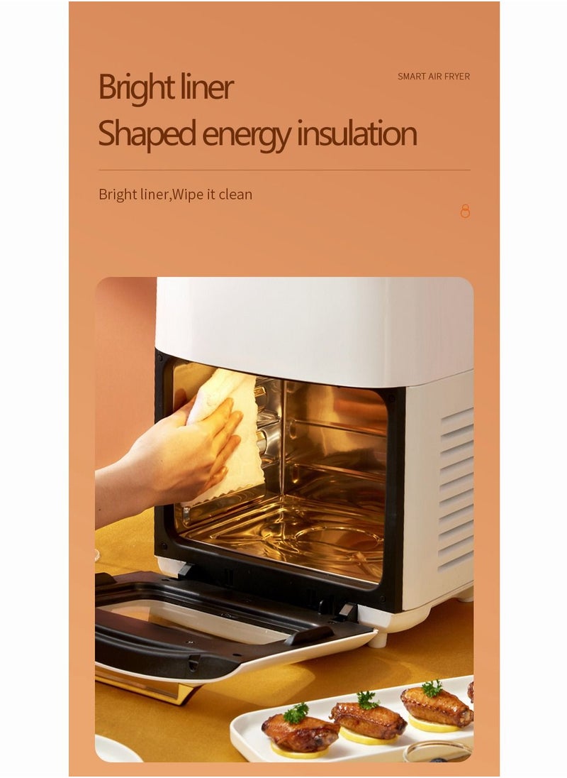 Mi VAZA - Household Electric Oven Baking Machine Multi-function 15L Large Capacity Perspective Air Fryer - Image 1
