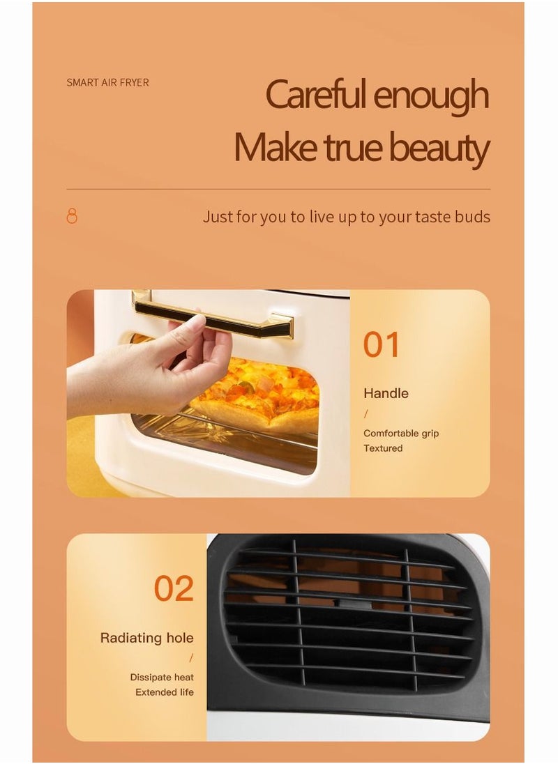 Mi VAZA - Household Electric Oven Baking Machine Multi-function 15L Large Capacity Perspective Air Fryer - Image 1