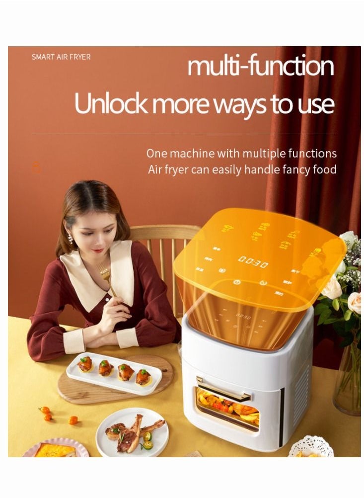 Mi VAZA - Household Electric Oven Baking Machine Multi-function 15L Large Capacity Perspective Air Fryer - Image 1