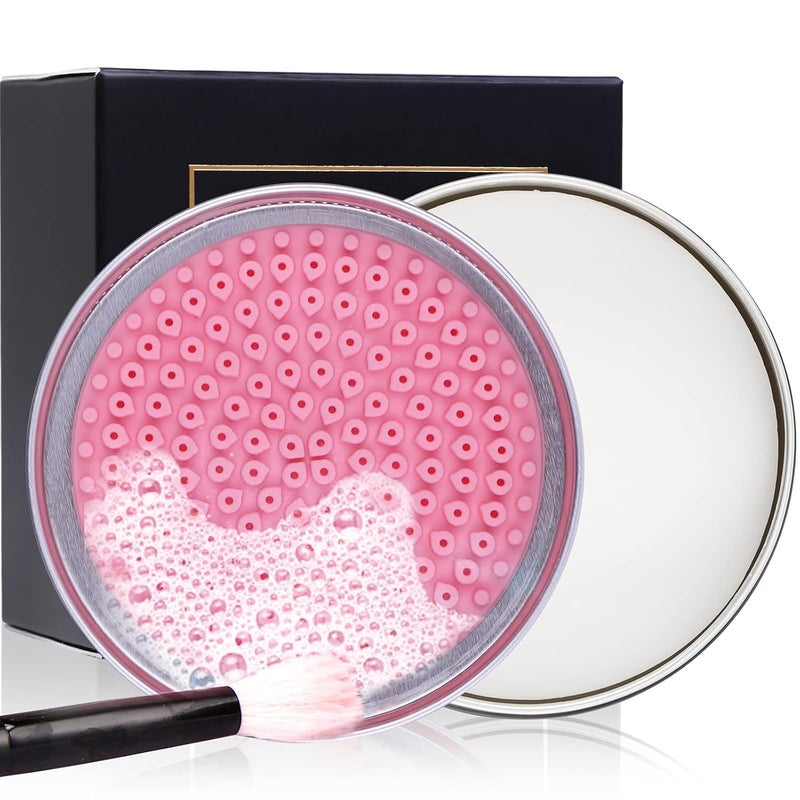 DUcare صابون شامبو منظف فرش المكياج صلبة حصيرة تنظيف الفرش تزيل لون مستحضرات التجميل وسادة تنظيف الفرش لتنظيف إسفنجات وفرش المكياج