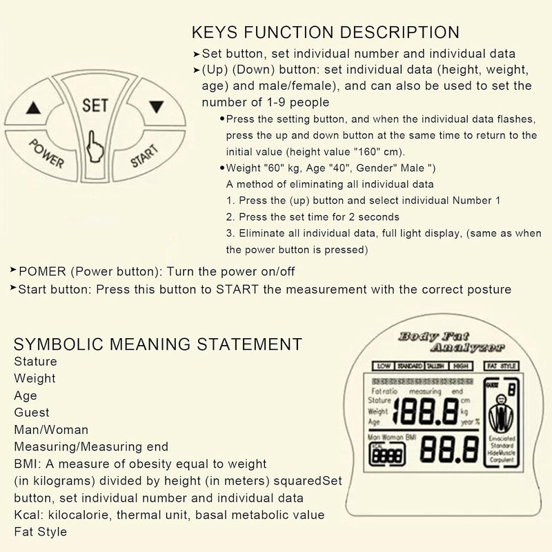 كلاراكو جهاز تحليل دهون الجسم من كلاركو، جهاز محمول لقياس دهون الجسم، جهاز قياس دهون الجسم، جهاز تحليل الدهون، جهاز قياس نسبة الدهون في الجسم، جهاز تحليل دهون الجسم للياقة البدنية - Image 3
