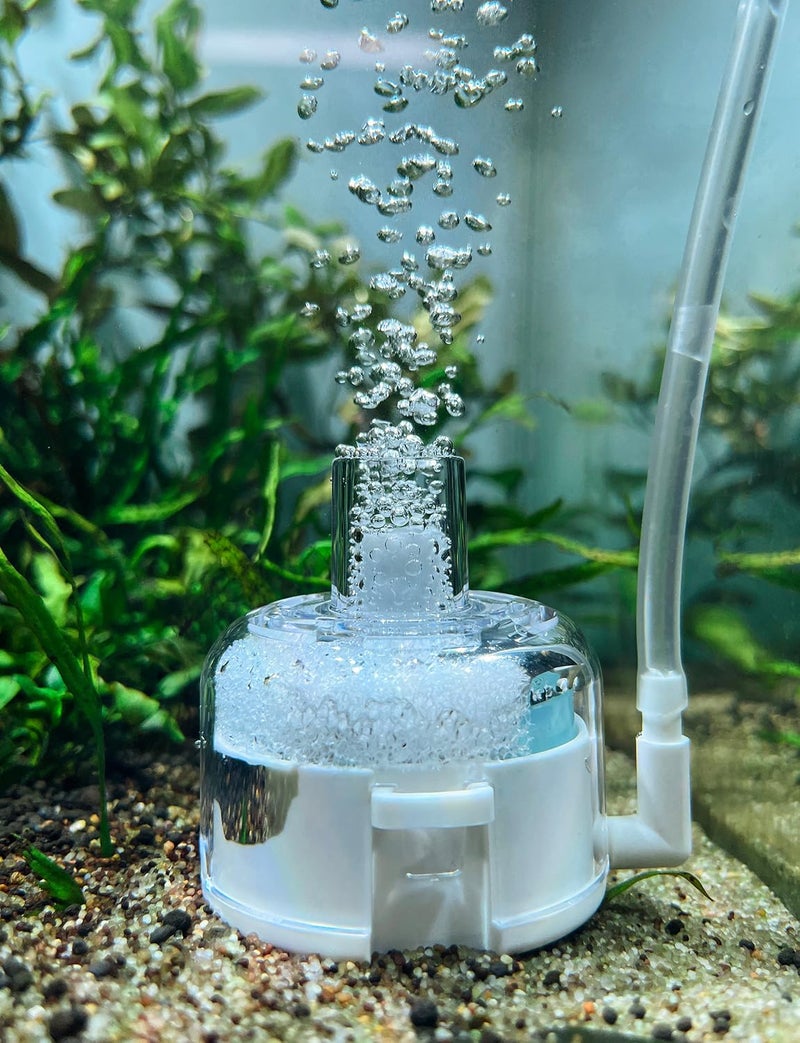 UPETTOOLS Mini Aquarium Sponge Filter, Small Fish Tank Filter Submersible Fish Filter Built-in Air Bubble Stone and Bio Balls for Fish Tanks up to 5 Gallon (Air Pump Not Included) - Image 2