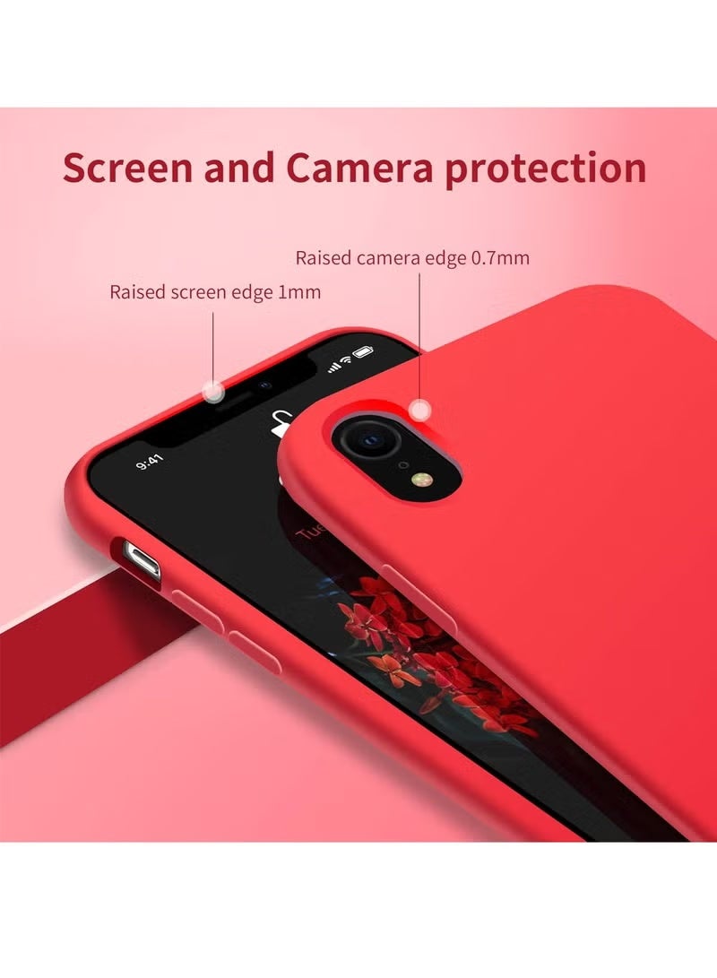 UMIXPRO Liquid Silicone Gel Cover with Full Body Protection Anti-Scratch Shockproof Case Compatible with iPhone XR - Image 3