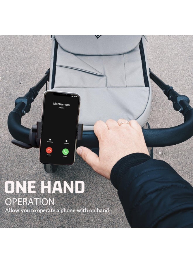 Baby Monitor Mount, Ideal Baby Monitor Holder, Baby Monitor Holder with 1/4 Threaded Hole (Black) - Image 3