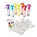 Tulip OneStep Spray TieDye Kit 7 Vibrant Colors of Fabric Dye Fuchsia Red Orange Yellow Lime Green Turquoise Purple Gloves and Easy Instructions - Image 3