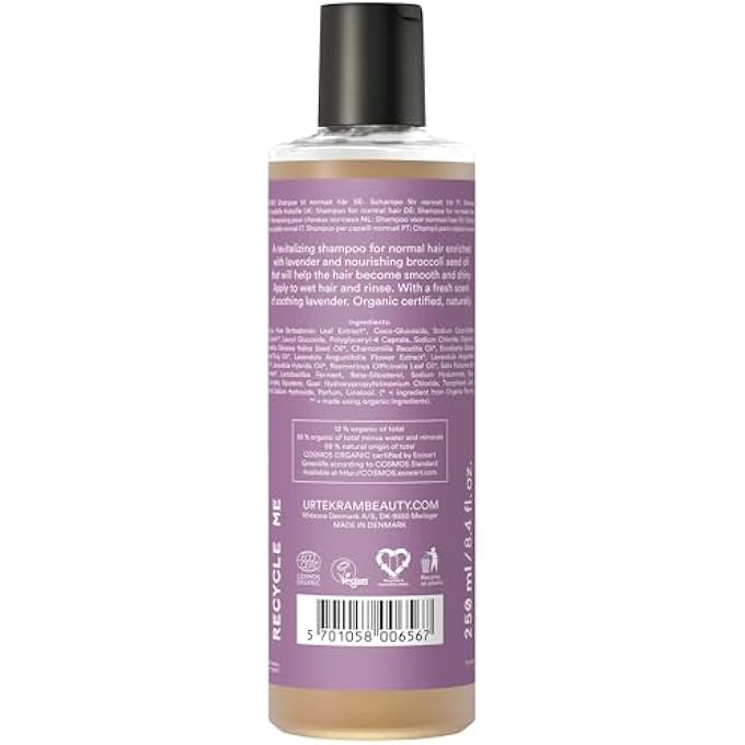 Urtekram - SOOTHING LAVENDER SHINE SHAMPOO - 250ML - Image 3