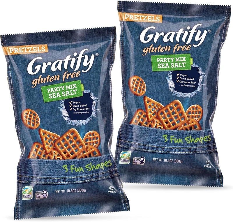 OSEM Gratify Gluten Free Pretzel Party Mix - Sea Salt - Image 1