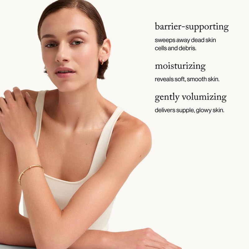 Goop غوب بيوتي ميكروديرم بودي بوليش | مقشر ومطهر رغوي لبشرة متألقة | أملاح وزيت بذور برقوق كاكادو للترطيب | مستوحى من الميكرو ديرمابراشن | 6 أونصة سائلة - Image 2