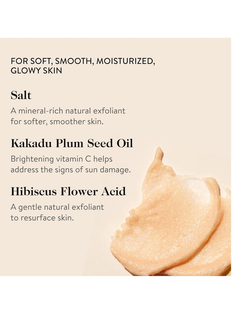 goop Beauty Microderm Body Polish | Exfoliating Body Scrub & Foaming Cleanser for Glowing Skin | Exfoliating Salts and Kakadu Plum Seed Oil for Skin Hydration | Inspired by Microdermabrasion | 6 fl oz