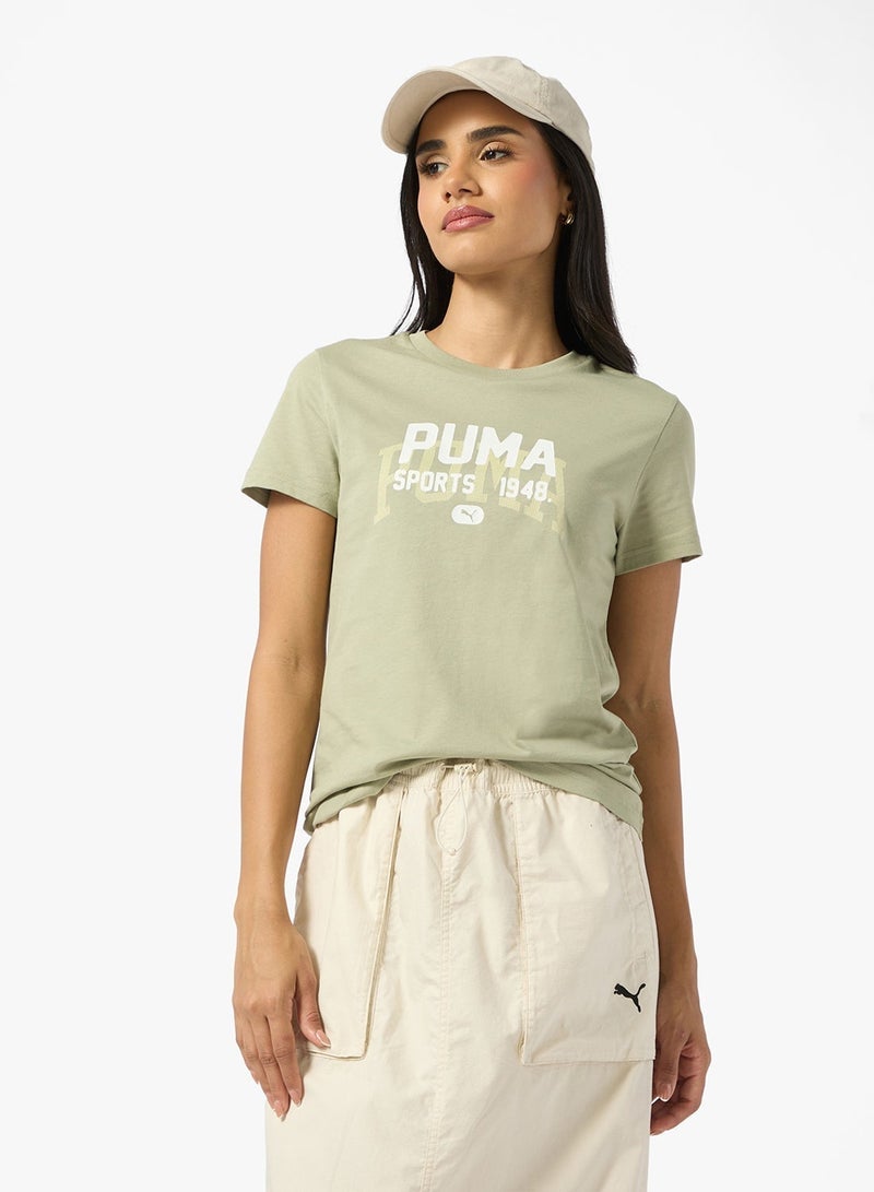 PUMA GRAPHIC Varsity Tee - Image 1