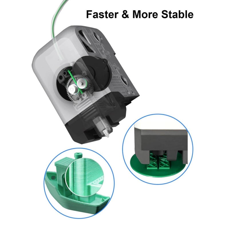 Hot End Complete Kit 0.4mm Nozzle Extruder Heating Block Fan Thermistor 3D Printer Replacement Spare Part - Image 4