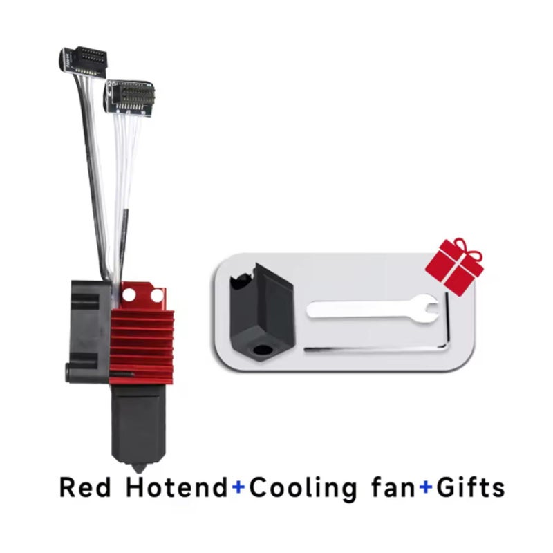 Hot End Complete Kit 0.4mm Nozzle Extruder Heating Block Fan Thermistor 3D Printer Replacement Spare Part - Image 3