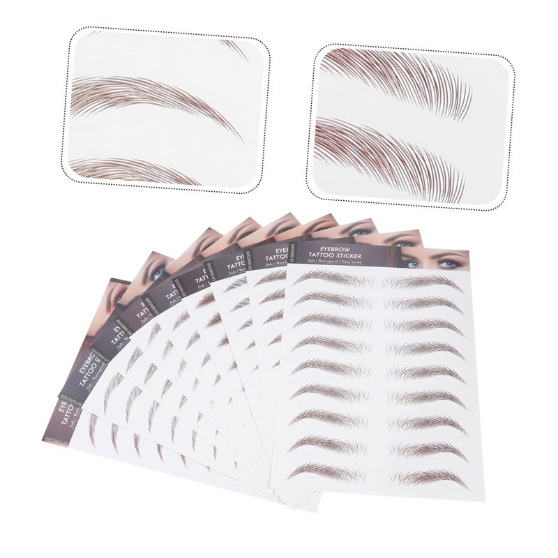 OSALADI 6d Realistic Eyebrow Stickers Temporary for Sparse Chemo Patients Women - Image 3