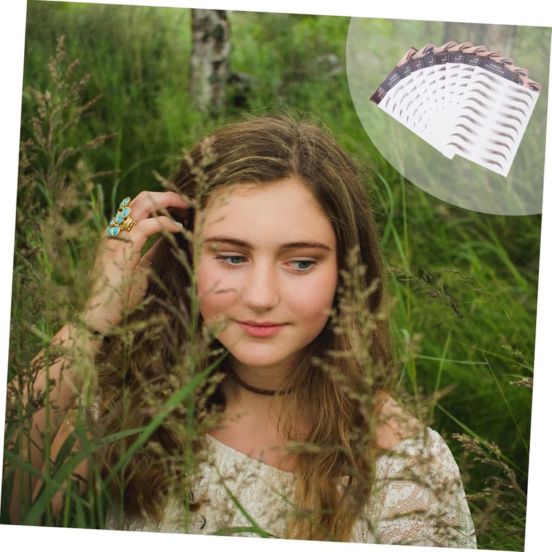 OSALADI 6d Realistic Eyebrow Stickers Temporary for Sparse Chemo Patients Women - Image 5