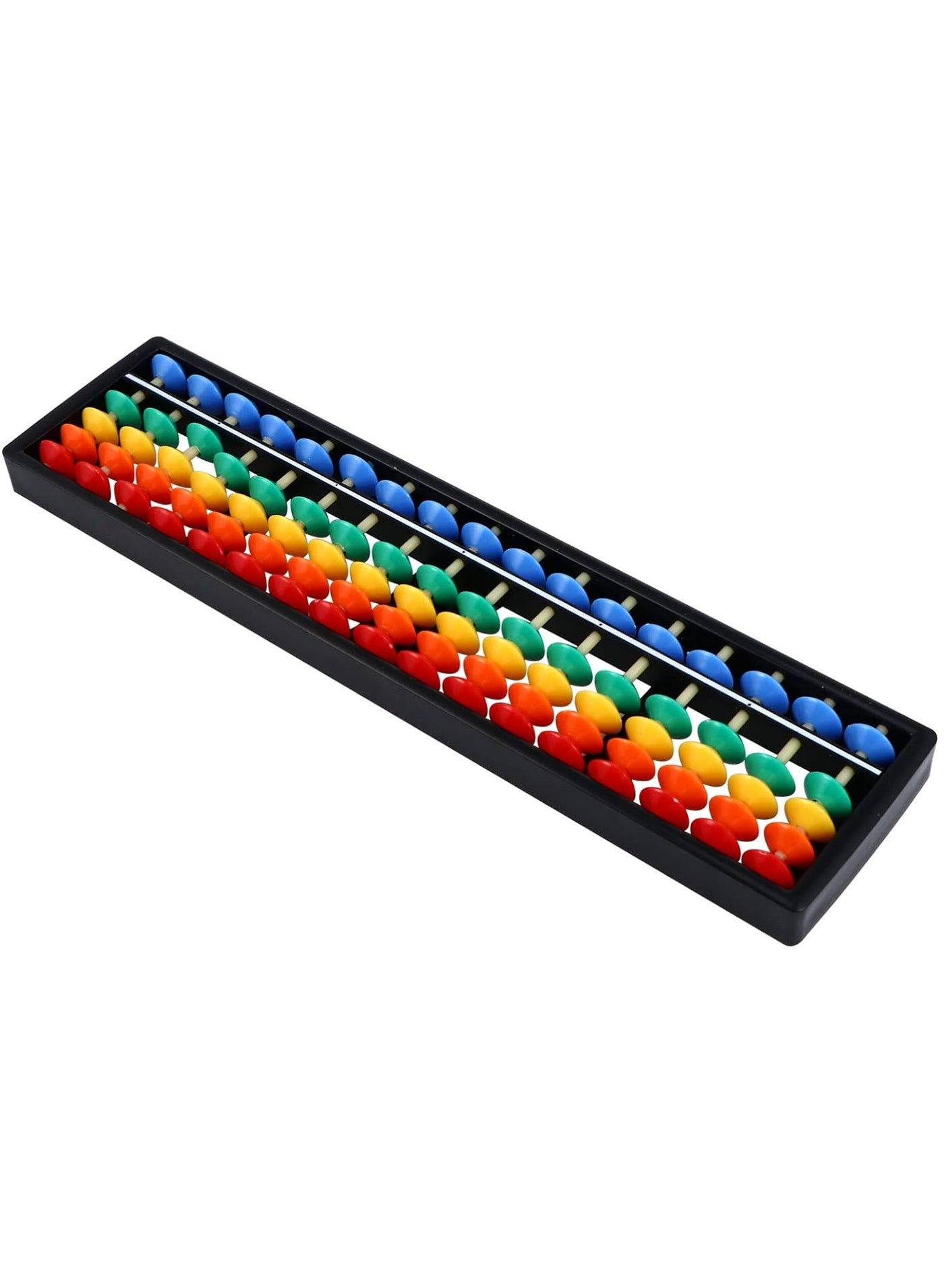 17 Rod Abacus Tool,Learning Abacus Toys 17 Number Bars With Colored Beads, Plastic Abacus, Arithmetic Children's Computing Tools Plastic Suitable For Children And Adults
