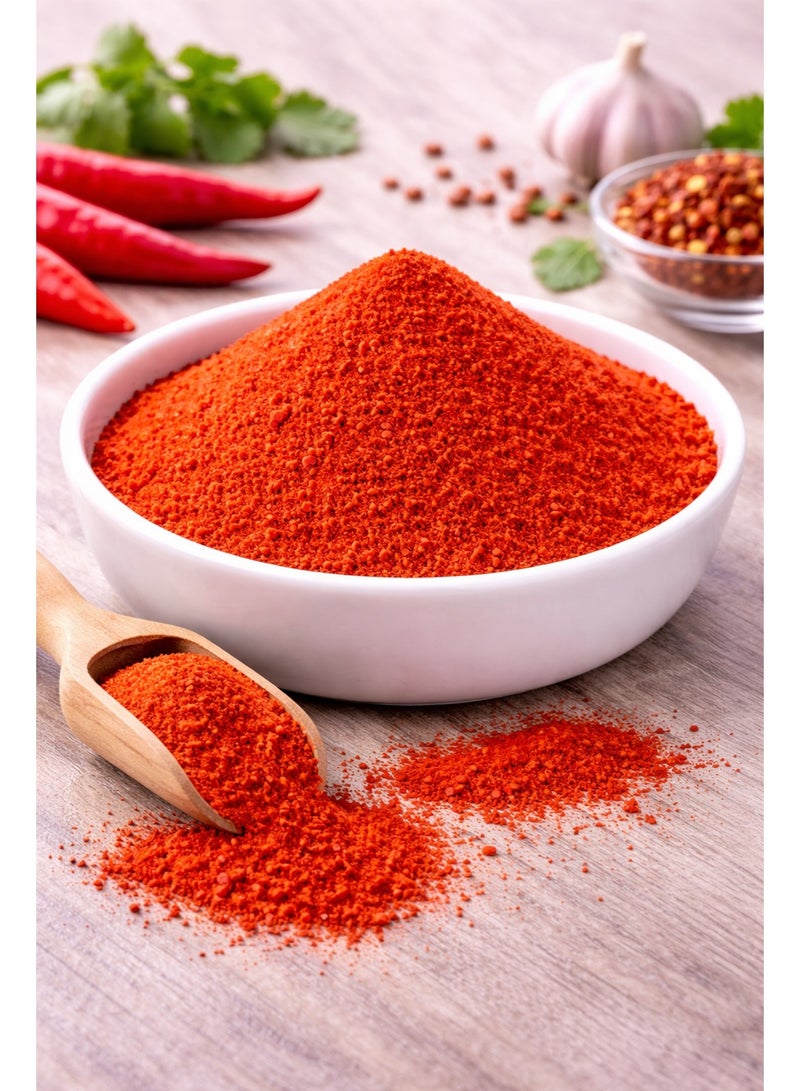 Sandy Foods Red Chili Powder 100g  شطة حمراء ناعمة  طبيعي 100%  طعم حار قوي  توابل فريش عالية الجودة - Image 2