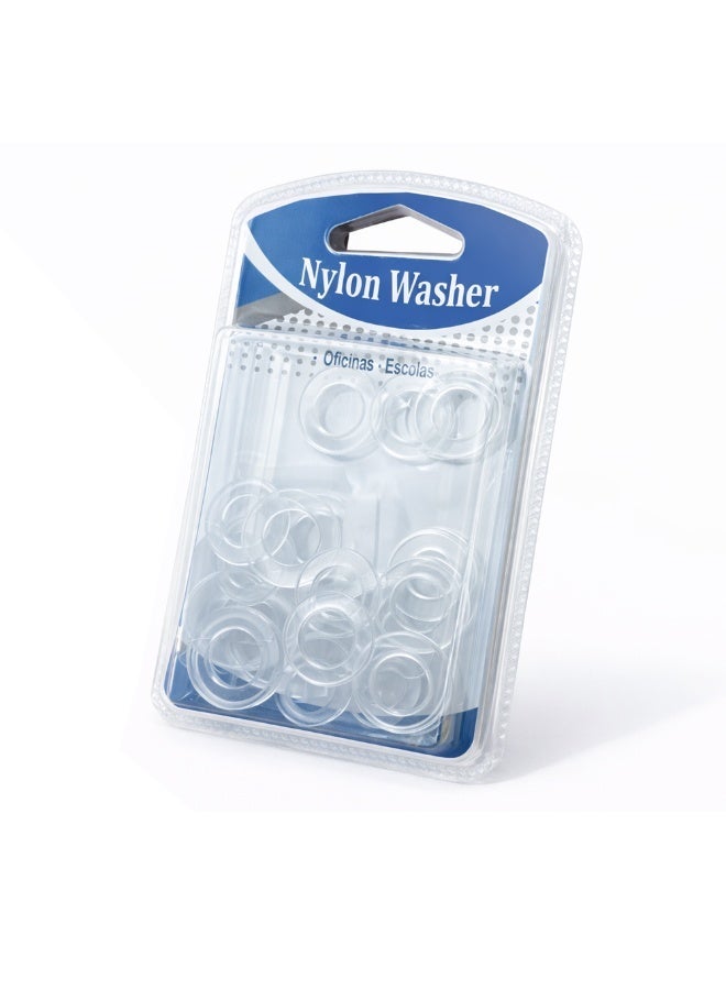20PCS Nylon Washer Set M8 – Flat Sealing Gaskets 16mm x 8mm x 0.9mm for Faucet, Pipe Connections, Plumbing Repair and Mechanical Applications - Image 4