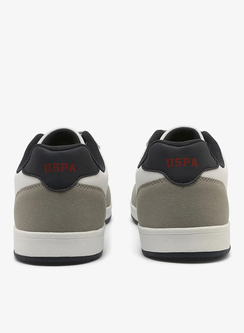 U.S. Polo Assn.  Kares Men's Casual Walking Sneakers - White for Men | Best Price UAE