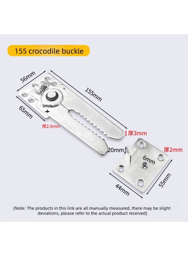 Sofa Connector 4-Piece Set, 2 pcs Sofa Connector - Universal Sofa Clamp with Screws and 2pcs Sofa Straps, Non-Slip Sofa Connector Bracket - Image 2