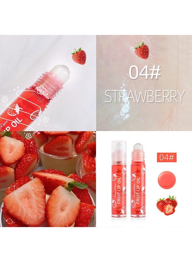 سكاي نيست مجموعة ملمع شفاه سكاي نيست جيرلز رول أون مع علبة، 4 قطع، مكياج شفاه لامع للأطفال والمراهقين، بنكهات الفواكه، مناسب للأطفال، هدية للحفلات، لأفضل الأصدقاء - Image 3