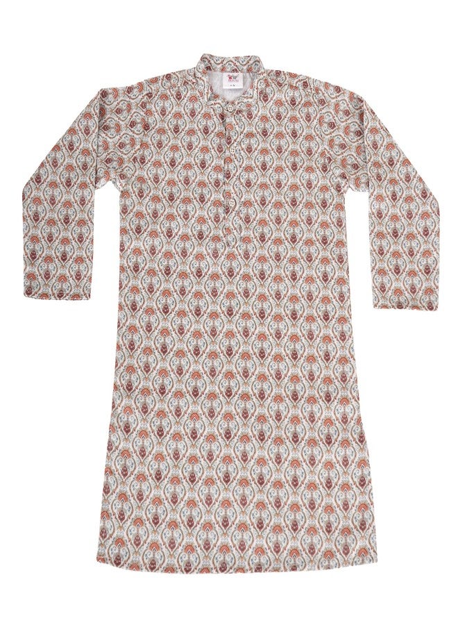IKKAI® Baby boy’s Festive and casual wear fashion Comfort Outdoor & Indoor Kurta and pajama Set Elegant Feeling For Fashionable (Multicolour) Pack of 1 (Multicolour, 9-10 YEAR) - Image 5