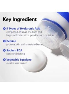 ISNTREE ISNTREE Hyaluronic Acid Aqua Gel Cream 100ml Lightweight Hydrating Gel Quick Absorbing Moisturizer Korean Skincare  - Image 4