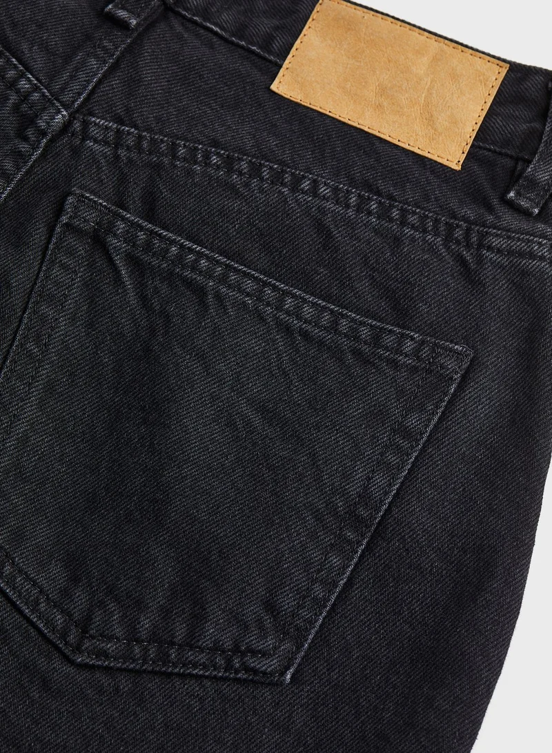 H&M Wide High Waist Jeans