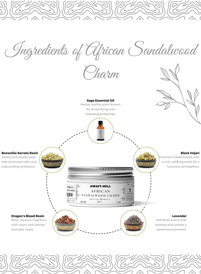 أباميك بخور خشب الصندل الأفريقي الساحر – مزيج ممتاز لمساحتك مع رائحة مهدئة ومريحة - Image 2