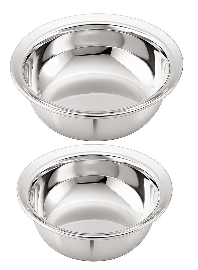 GS KITCHENWARE GS Stainless Steel Snack Bowl, 270 ML Capacity, 14.5 cm Diameter, Multi-Purpose Serving Dish Set of 3. - Image 2