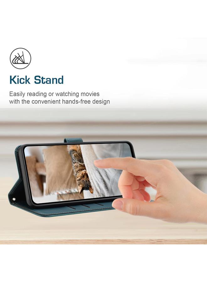 اس-توب جراب جلدي لهاتف OPPO Reno12 F 5G بتصميم قطة منقوش مع حبل تعليق - Image 5