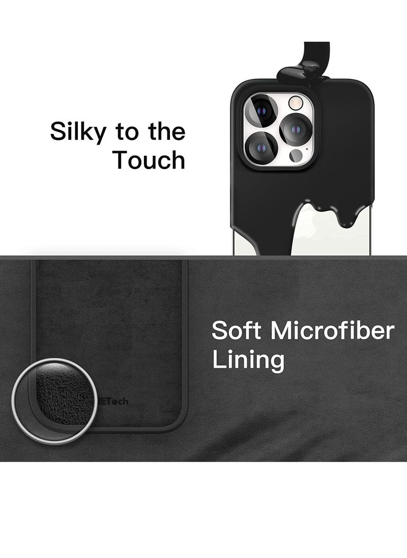 3 in 1 Silicone Case for iPhone 14 Pro Max 6.7-Inch, with 2-Pack Screen Protector and 2-Pack Camera Lens Protector, Full Coverage Tempered Glass Film - Image 5