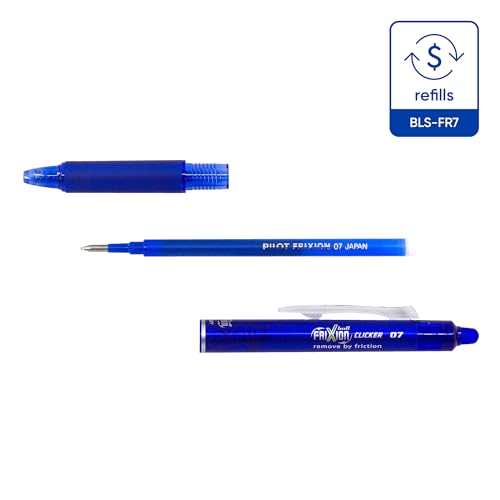 Pilot Refills for Frixion Rollerball 0.7 mm Tip - Blue, Pack of 3 - Image 2