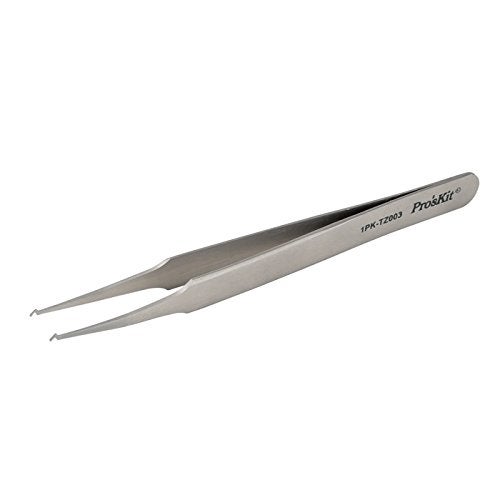 Proskit 1PKTZ003 Steel SMD Tweezer 120mm Silver - Image 3