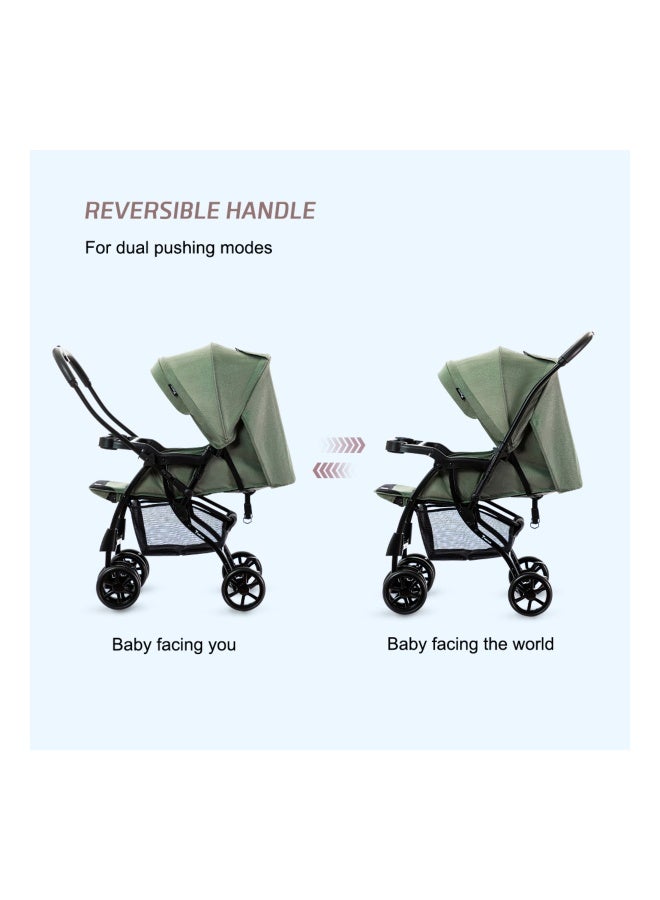 TEKNUM Look at Me Reversible 2 Stroller - Olive - Image 4