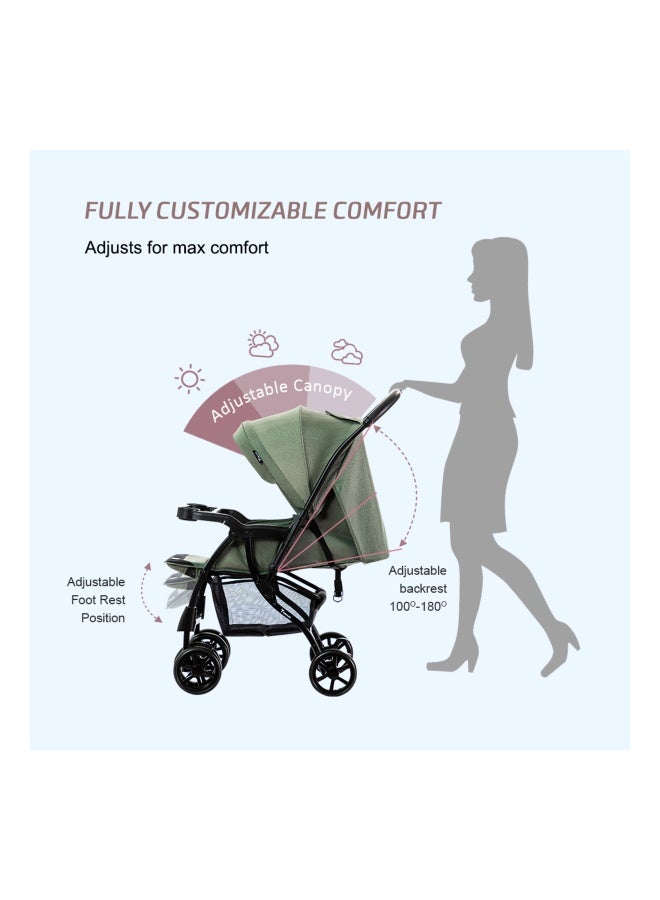 TEKNUM Look at Me Reversible 2 Stroller - Olive - Image 5
