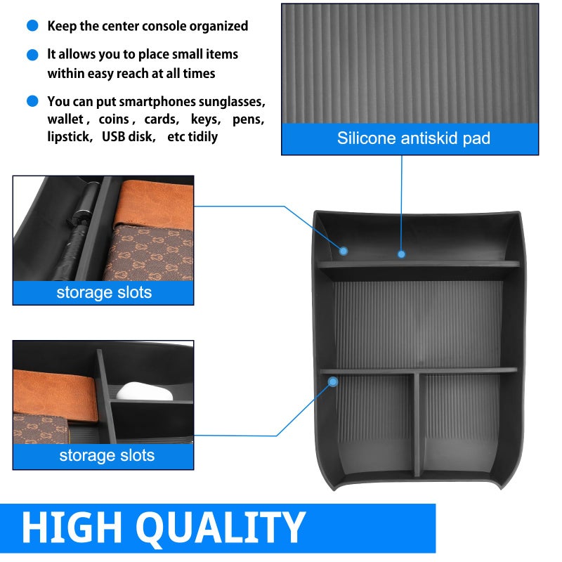 SHAOHAO 2024 2025 Palisade Lower Organizer Tray Fit for 2023 2024 2025 Hyundai Palisade SE, SEL, XRT, Limited, Calligraphy Under Organizer Palisade Insert Storage Pallet Palisade 2024 2025 Accessories - Image 3