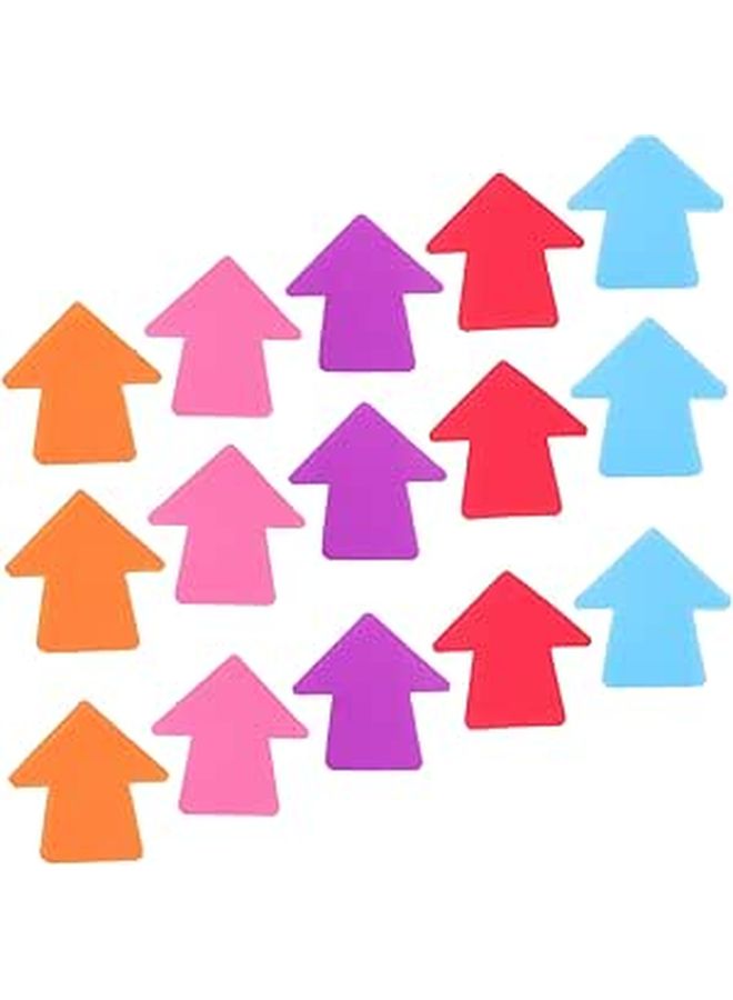 20Pcs Non Arrow Carpet Directional Markers for Agility Football Training Classroom Gym Activities - Image 1