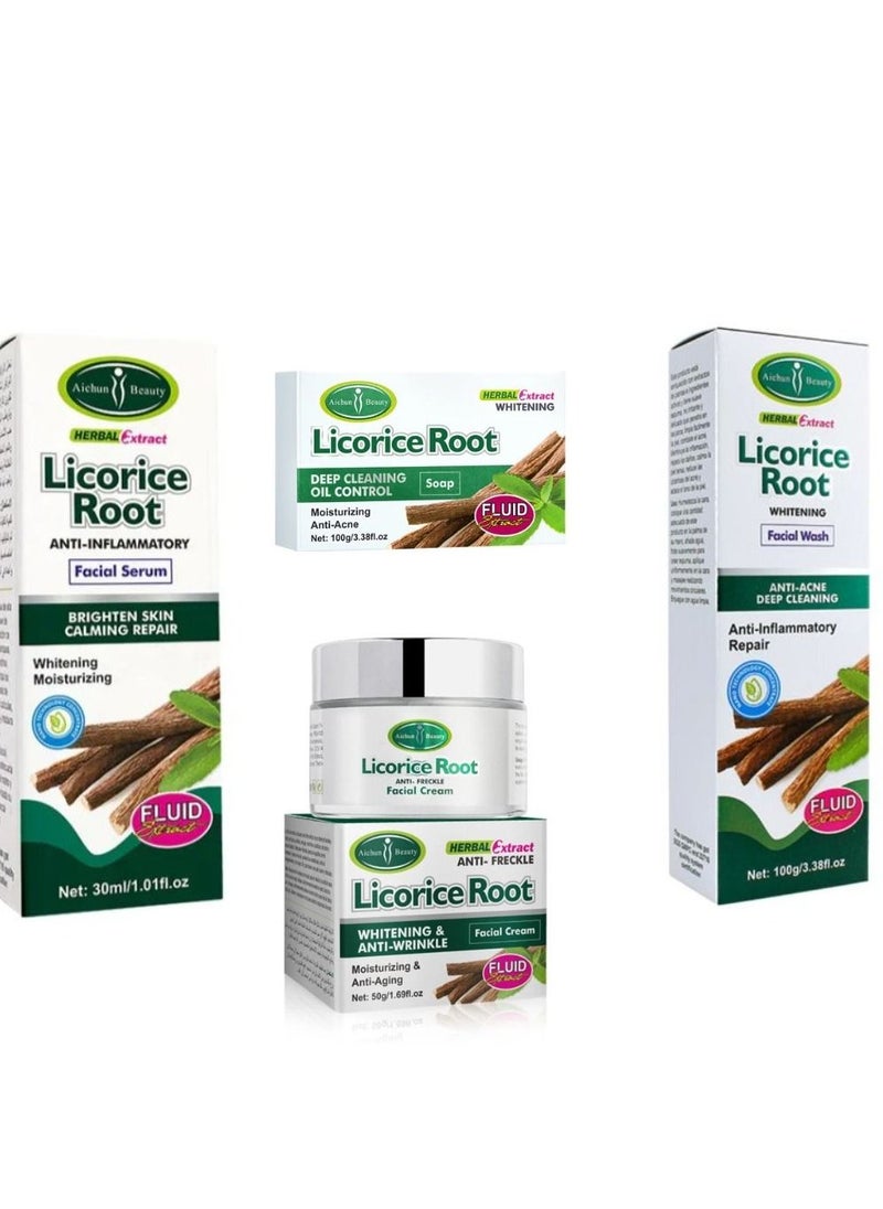 LICORICE ROOT Skin care set 4 PCS - pzsku/Z4E999C69F3800BDA1886Z/45/_/1680038893/c3280af4-fb8c-4e48-b7d6-20ca8f4b5a51