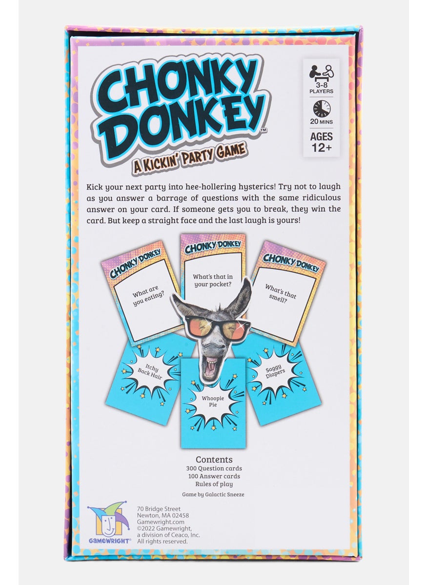 Gamewright Chonkey Donkey A Kickin Party Game, Orange  - Image 2