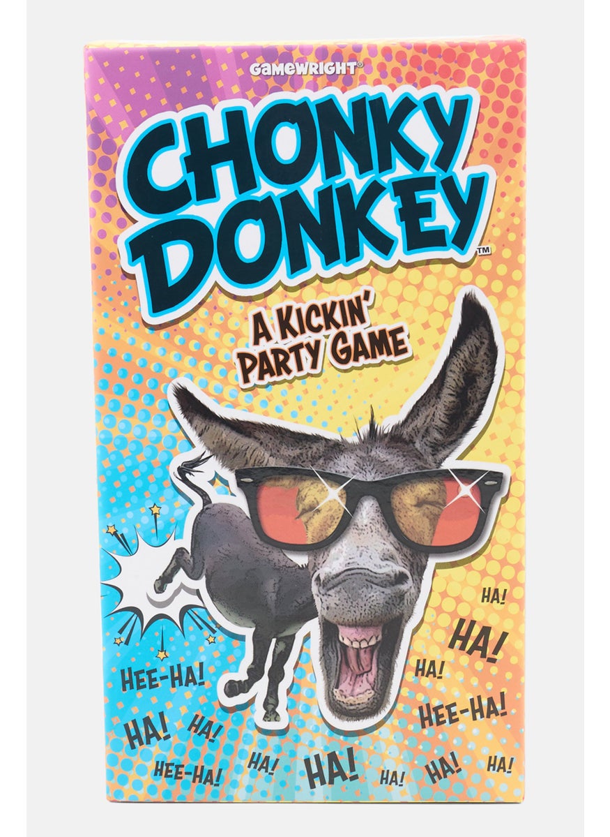 Gamewright Chonkey Donkey A Kickin Party Game, Orange  - Image 1