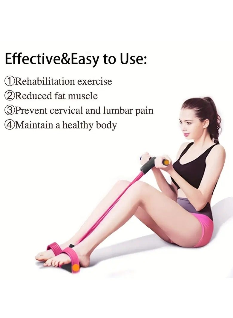 Gonice 6-Tube Elastic Yoga Pedal Pull Rope - Fitness Equipment For Stretching,Slimming & Training Of Belly,Waist, Arm & Leg Muscles - Image 5