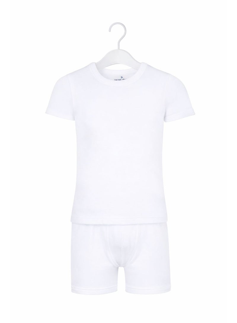 DROSH V  Men’s White Innerwear Set – 6 Pieces Cotton Comfort, Soft Fabric for Daily Wear, Practical Design with Comfortable Fit - Image 4