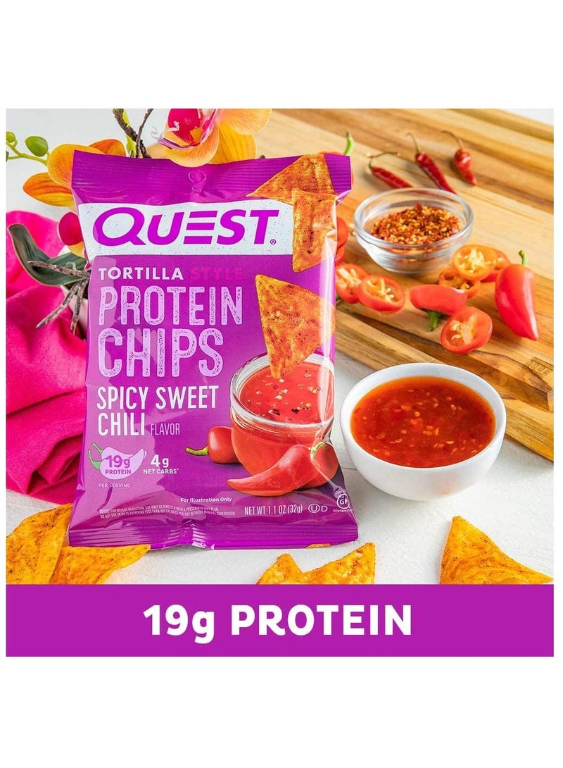 رقائق بروتين تورتيلا ستايل 1.1 اونصة فلفل حلو عبوة من 8 قطع - Image 5